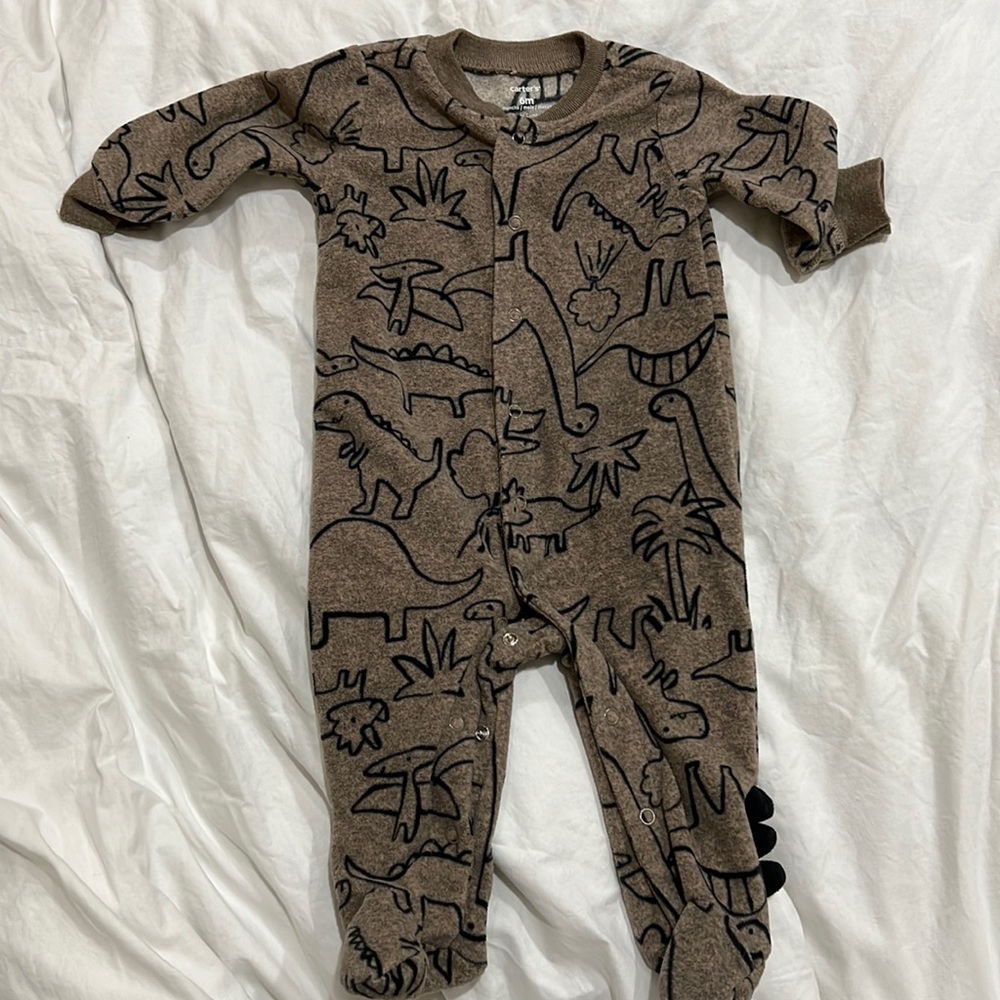 Very soft dinosaur pajamas